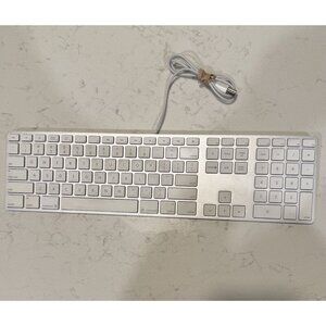 OEM Genuine Apple A1243 Wired USB Keyboard for iMac Mac Mini Mac Pro with Keypad